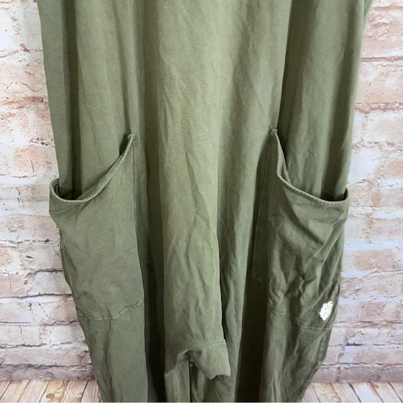Free People Movement Hot Shot Onesie in Sea Grass Size Large - Picture 4 of 7